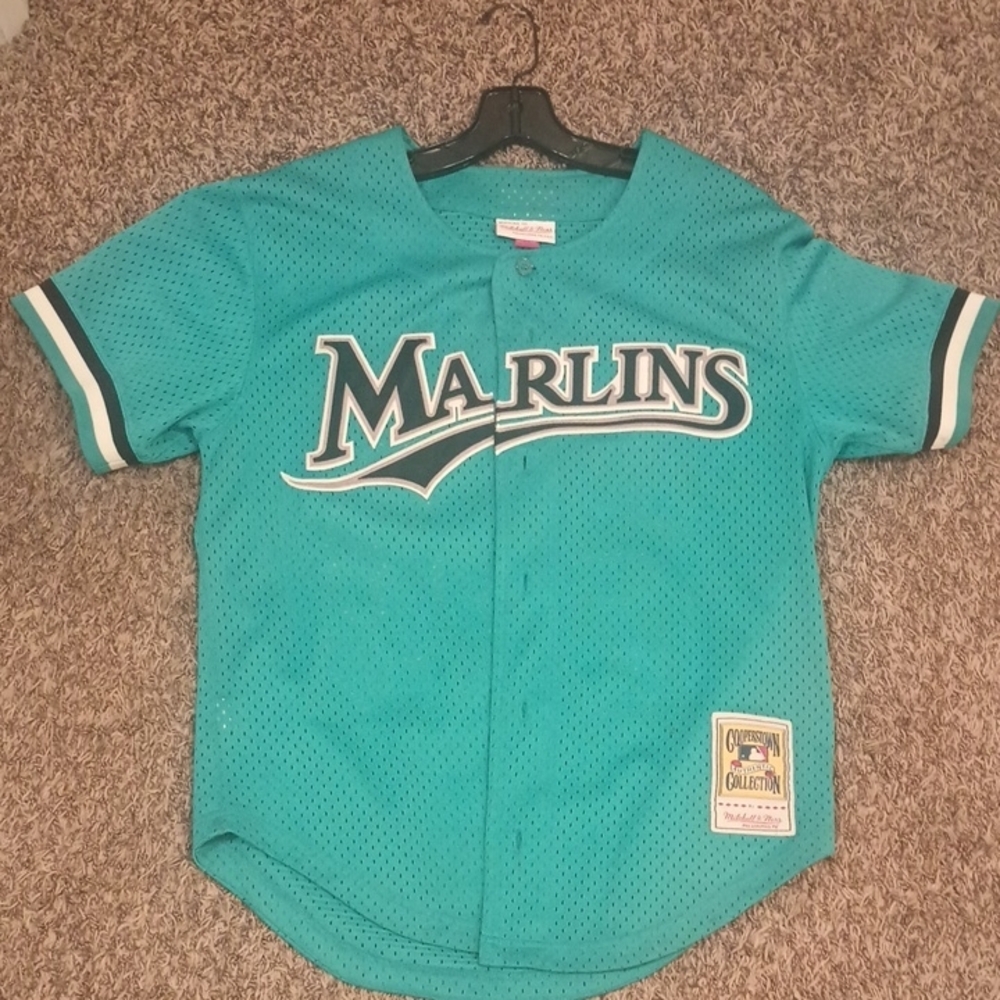 Mitchell & Ness Green Jersey Authentic Throwback